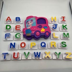 Leap Frog School Bus Fridge Phonics Talking Learning Toy & Letters